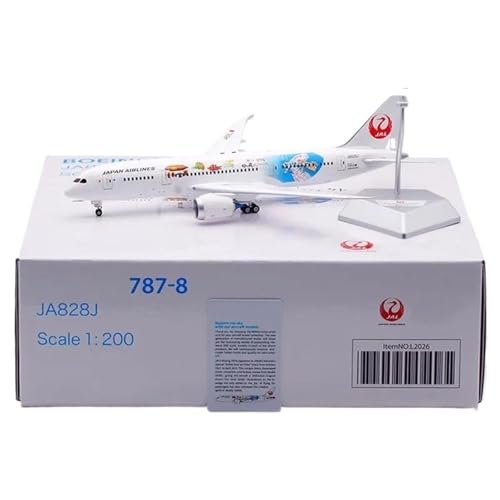 Replika Flugzeugmodelle Flugzeugmodell Im Maßstab 1:200 Für Japan Airlines JAL B787-8 JA837J JA844J JA828J JA841J Druckguss-Statikmodellflugzeug Vorgefertigte Luftfahrzeug Modelle(L2026-JA828J) von RIVPAHGQ