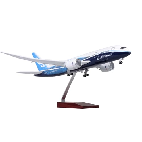 Replika Flugzeugmodelle Replik Eines Zivilen Flugzeugs Im Maßstab 1/130, 43 Cm Prototyp For Boeing 787, Flugzeugmodell For Die Luftfahrtausstellung Vorgefertigte Luftfahrzeug Modelle(NO light) von RIVPAHGQ