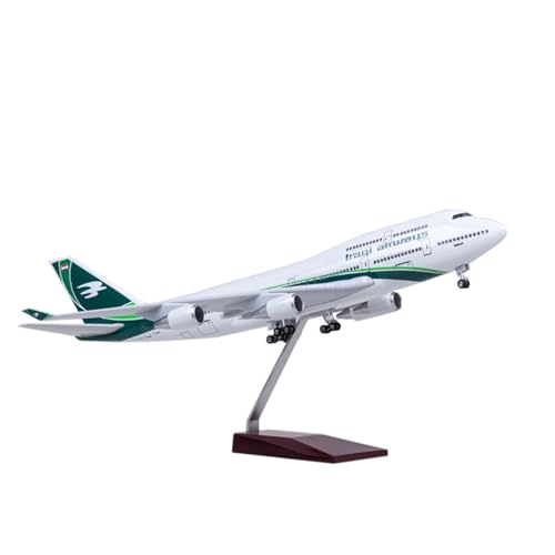 Replika Flugzeugmodelle Replik Eines Zivilen Flugzeugs Im Maßstab 1/50, 47 Cm, Iraqi Airways For Boeing B747-400, Flugzeugmodell For Die Luftfahrtanzeige Vorgefertigte Luftfahrzeug Modelle(NO light) von RIVPAHGQ