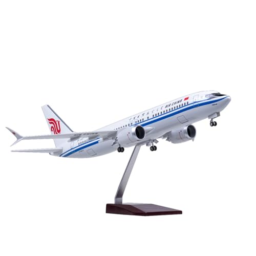 Replika Flugzeugmodelle Replik Eines Zivilen Flugzeugs Im Maßstab 1/85, 47 Cm, Air China For Boeing 737 MAX, Flugzeugmodell For Die Luftfahrtanzeige Vorgefertigte Luftfahrzeug Modelle(NO light) von RIVPAHGQ