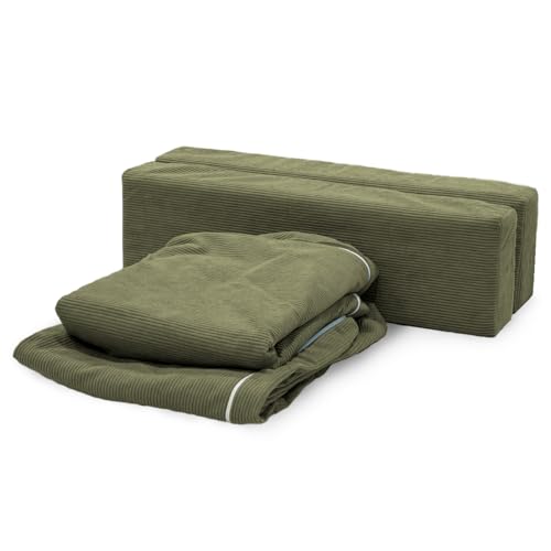 RIWI® Couch Cover – Hellgrün Cord Premium (RCC205-19) für 24 XXL Bausteine | waschbar & langlebig von RIWI