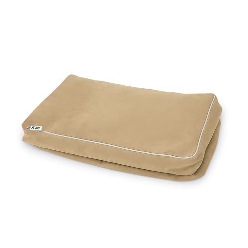 RIWI® XXL Bag – Beige Premium (RCC202-39) | Aufbewahrungstasche für 24 XXL Bausteine | Spielhocker & Sitzmöbel | waschbar & robust | viele Farben & Stoffe von RIWI