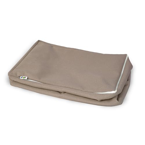 RIWI® XXL Bag – Sand (RCC2432) | Aufbewahrungstasche für 24 XXL Bausteine | Spielhocker & Sitzmöbel | waschbar & robust | viele Farben & Stoffe von RIWI