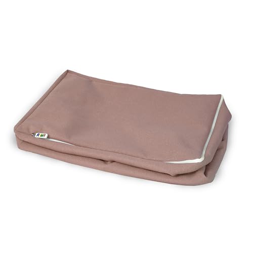 RIWI® mini Bag – Rosa (RCC2431) | Aufbewahrungstasche für 24 Mini Bausteine | Spielhocker & Sitzmöbel | waschbar & robust | viele Farben & Stoffe von RIWI