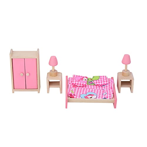 Mini -Simulation Holzpuppenhausmöbel - Exquisite Verarbeitung mit Kissen und Handtüchern - Fördert die Intellektuelle Entwicklung - Geeignet für 1:12 Puppen Geeignet Mini -Simulation Holzpuppenhausmöbel - Exquisite Verarbeitung mit Kissen und Handtüchern - Fördert die Intellektuelle Entwicklung - Geeignet für 1:12 Puppen Geeignet von RIZGHWOY