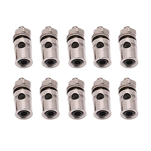 RIZGHWOY 10pcs RC-Flugzeug-Pushrod-Steckverbinder aus Edelstahl Schnellanpassungsstopper für 1,8 Mm-2.1mm Stahldraht mit Sechskantscheibe für Feste Flügelflugzeugezubehör RIZGHWOY 10pcs RC-Flugzeug-Pushrod-Steckverbinder aus Edelstahl Schnellanpassungsstopper für 1,8 Mm-2.1mm Stahldraht mit Sechskantscheibe für Feste Flügelflugzeugezubehör von RIZGHWOY