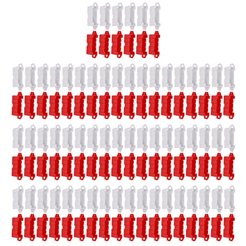 RIZGHWOY 120pcs RC Drift Race Road Barrier Plastikspurbarrieren für Fernbedienungautos Drifting -Übungen mit Rot Weißer Farbe von RIZGHWOY