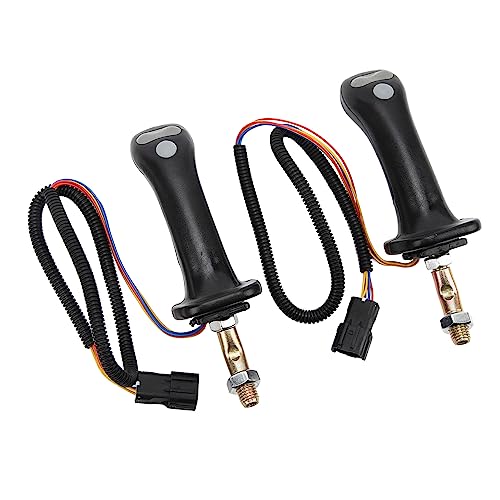 RIZGHWOY 2pcs Joystick-Griff-Accessoire 3-Taste-Steuerung ABS Aluminiumlegierungskonstruktion für Doosan DH DX150 215 225 300 370-9c RIZGHWOY 2pcs Joystick-Griff-Accessoire 3-Taste-Steuerung ABS Aluminiumlegierungskonstruktion für Doosan DH DX150 215 225 300 370-9c von RIZGHWOY