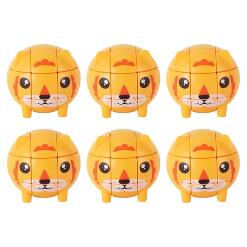 RIZGHWOY 6PCS Animal Speed Puzzle, Entzückende Frühe Bildung 3x3 -Geschwindigkeits -Puzzle -Spiel für, Qualitäts -ABS, Verbesserung der Familienbindung RIZGHWOY 6PCS Animal Speed Puzzle, Entzückende Frühe Bildung 3x3 -Geschwindigkeits -Puzzle -Spiel für, Qualitäts -ABS, Verbesserung der Familienbindung von RIZGHWOY