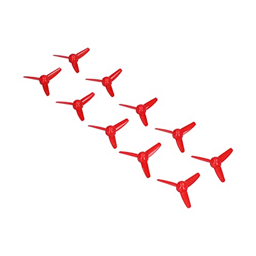 RIZGHWOY 70 Mm 3 Plastikblätter Starker Plastikpropeller (Rot) von RIZGHWOY