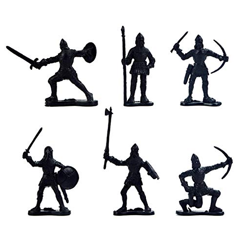 RIZGHWOY Altes Soldatenmodell Spielzeug, Exquisite Militärsoldatenfiguren für die DIY -Versammlung, die über 3 Jahre Alt Ist, 12 8 Kriegspferd 8 Kavallerie (altes Soldatenmodell) von RIZGHWOY