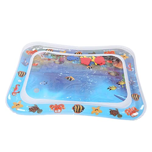RIZGHWOY Aufblasbare Baby -Wasser -Teppiche mit Marinen Tiermotiv für Starke Muskeln und Kognitives Training, Faltbare Spielmatte für Säuglinge (Schildkrötenmodell) von RIZGHWOY