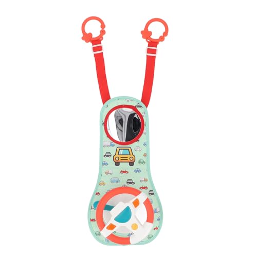 RIZGHWOY Baby-Handgriff-Trainingsspielzeug, Ton- und Licht-Feinmotorikspielzeug, Baby-Früherziehungsspielzeug, mit Spiegellenkrad RIZGHWOY Baby-Handgriff-Trainingsspielzeug, Ton- und Licht-Feinmotorikspielzeug, Baby-Früherziehungsspielzeug, mit Spiegellenkrad von RIZGHWOY