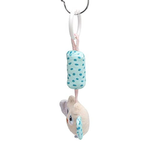 RIZGHWOY Baby Plüschspielzeug Süßes Spielzeug Hängende Babynase für Farben und Tierisches Lernen, Weich Weich für Zuhause und Reisen (Eule 25cm / 9,8in) von RIZGHWOY