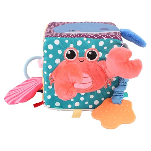 RIZGHWOY Baby Weichwürfel, Sensorisches Entwicklungsspielzeug, Greifen Rasselkugel für Kinderbett, Stoffmaterial, Sensorische Beschäftigte Würfel von Beetoy für Baby RIZGHWOY Baby Weichwürfel, Sensorisches Entwicklungsspielzeug, Greifen Rasselkugel für Kinderbett, Stoffmaterial, Sensorische Beschäftigte Würfel von Beetoy für Baby von RIZGHWOY