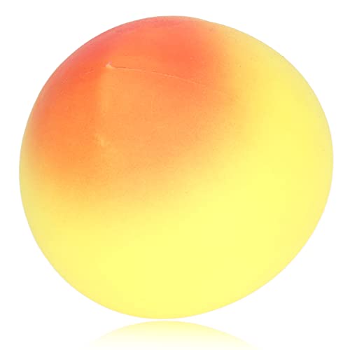 RIZGHWOY Ball des Süßen Balls Stress, um Angst zu Lindern, Süßes Fruchtstressspielzeug, Fördert, Ideal für Familie und Freunde (Yellow) von RIZGHWOY