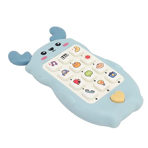 RIZGHWOY Beleuchtung Musik Musik Krawatte de Telefon Multifunktionsbaby Früh Bildung Einfach zu Transportieren Baby-Smartphone-Spielzeug für Säuglinge Plastikgröße (Blue) von RIZGHWOY