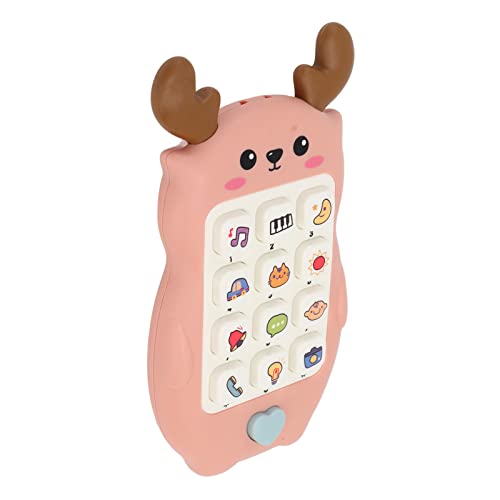 RIZGHWOY Beleuchtung Musik Musik Krawatte de Telefon Multifunktionsbaby Früh Bildung Einfach zu Transportieren Baby-Smartphone-Spielzeug für Säuglinge Plastikgröße (Rosenate) von RIZGHWOY