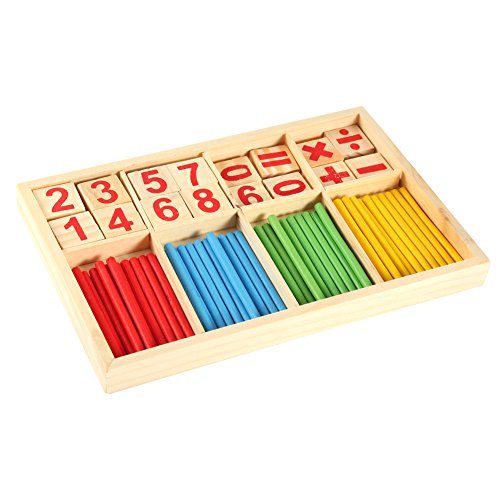 RIZGHWOY Bunte Mathematische Manipulationen Bausteine ​​zählen Stöcke - Bildung Baby Vorschule Spielzeug für Intelligenzentwicklung von RIZGHWOY