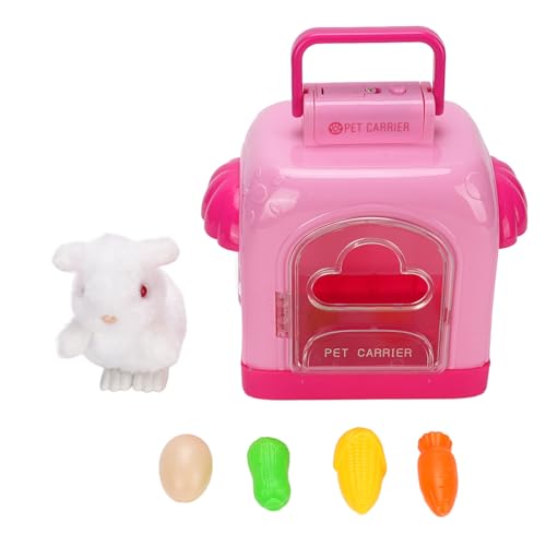 RIZGHWOY Elektrisches Plüschspielzeug Süße Hasenform, Endloser Spaß für, Fütterungszubehör, Tat Play Set, Sicheres Weiches Material, Springhasen -Design RIZGHWOY Elektrisches Plüschspielzeug Süße Hasenform, Endloser Spaß für, Fütterungszubehör, Tat Play Set, Sicheres Weiches Material, Springhasen -Design von RIZGHWOY