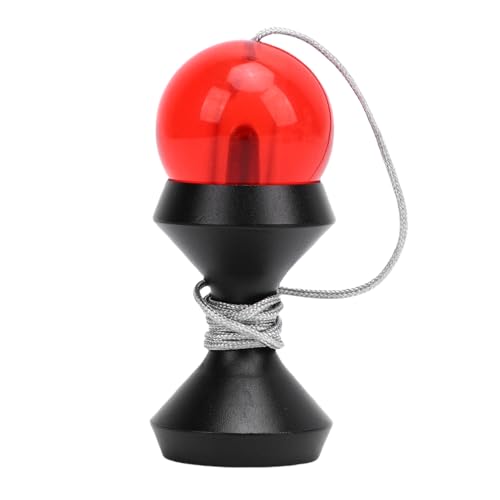 RIZGHWOY Hölzerne Fang Ballspiel, Cup Catch Ball Game Koordination Spielzeug mit Aluminiumlegierung für Stress Relief Familie Spaß (Fortschrittlich) von RIZGHWOY