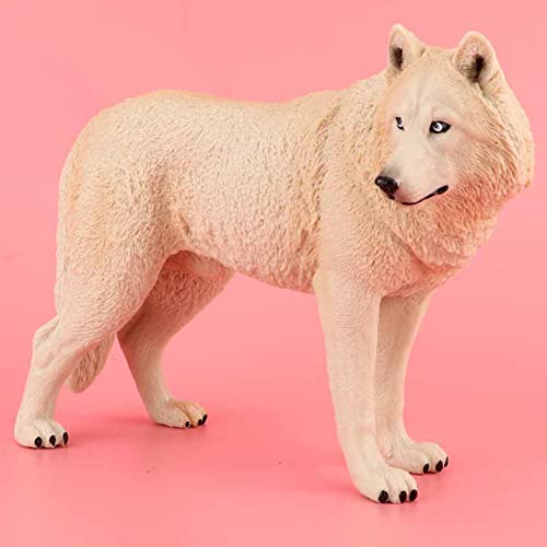RIZGHWOY Mini Wolf Model Spielzeugsimulationsdekor für Bildungshäuser -Dekoration Umweltfreundlicher Kunststoff für die Kognitive Entwicklung von Kindern (großer böser Wolf) von RIZGHWOY