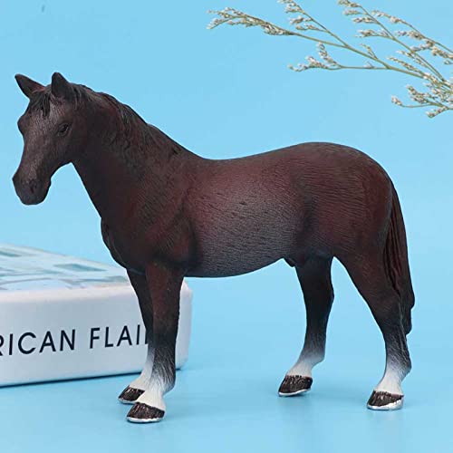 RIZGHWOY Premium Feste Pferdebiet Kunststofftiere Modell Hohe Simulation Bildungspflicht für, Tierliebhaber (#3) von RIZGHWOY