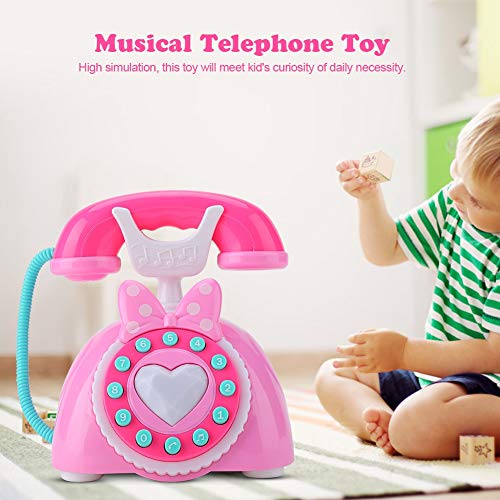 RIZGHWOY Premium Plastische Zweisprachige Musikspielzeug -Bildungsentwicklung Vorstellen, zu Spielen (PINK) von RIZGHWOY