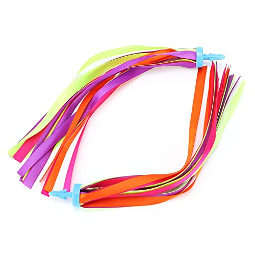 RIZGHWOY Süße Bunte Quaste -Band -Streamer für Jungen Girls Scooter Lenker, 2pcs Dekorative Stoffströme für Lustige Kinderfahrradfahrten (2) von RIZGHWOY