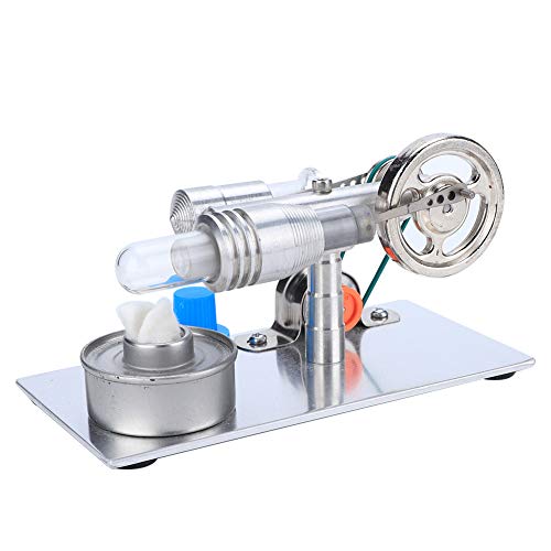 RIZGHWOY T Typ Miniatur Stirling Motor Bildungsgenerator für Physikunterrichtsmodell Funktionen, die von 95% Alkohollampe für Wissenschaftliche Projekte Edelstahl Betrieben Werden RIZGHWOY T Typ Miniatur Stirling Motor Bildungsgenerator für Physikunterrichtsmodell Funktionen, die von 95% Alkohollampe für Wissenschaftliche Projekte Edelstahl Betrieben Werden von RIZGHWOY