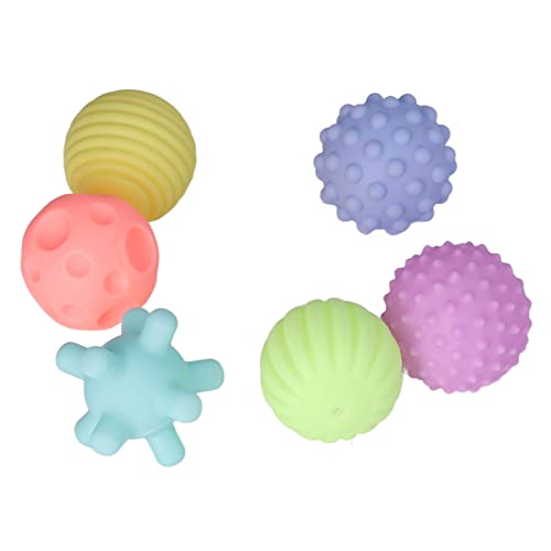RIZGHWOY Weich Elastischer Strukturierter Ball Set Säugling Lustiges Quetschen Sensorisches Spielzeug für Eltern -Kind -Interaktion, Mäßige Härte, für Heimstoffmaterial, Plastikmaterial (warme Farbe) RIZGHWOY Weich Elastischer Strukturierter Ball Set Säugling Lustiges Quetschen Sensorisches Spielzeug für Eltern -Kind -Interaktion, Mäßige Härte, für Heimstoffmaterial, Plastikmaterial (warme Farbe) von RIZGHWOY