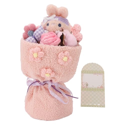 RIZGHWOY Weiches Plüschpuppen -Blumenstrauß Einzigartiges Design Exquisite Verpackung Geburtstag Valentinstag Jubiläum Hochzeitshäuser für Mädchen (#1) von RIZGHWOY