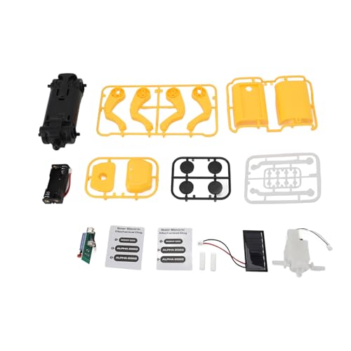 Roboterhundspielzeug, Solar Angetriebener Roboterhund-Hundespielzeug Solar Elektrel Roboter Hunde Solar Roboter Hund mit DIY-Baugruppe Handbuch ABS Plastik Tropfenabweis für von RIZGHWOY