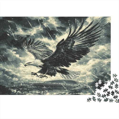Adler Puzzlespiel 1000 Teile Puzzle Für Erwachsene Und Kinder Ab 14 Jahren, Puzzle-Motiv Erwachsenen Puzzlespiel Puzzel 1000pcs (75x50cm) von RJAVAGFZL