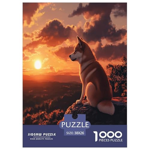 Akita Hund Puzzle 1000-teilige Schwer Puzzle Spielzeug Lernspiel Impossible Herausforderung Spielzeug Für Erwachsene Kinder 38x26cm/1000pcs Akita Hund Puzzle 1000-teilige Schwer Puzzle Spielzeug Lernspiel Impossible Herausforderung Spielzeug Für Erwachsene Kinder 38x26cm/1000pcs von RJAVAGFZL