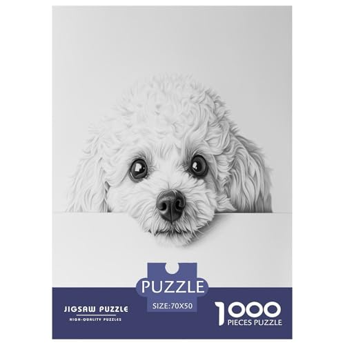 Bichon Frise Puzzle 1000-teilige Schwer Puzzle Spielzeug Lernspiel Impossible Herausforderung Spielzeug Für Erwachsene Kinder 70x50cm/1000pcs Bichon Frise Puzzle 1000-teilige Schwer Puzzle Spielzeug Lernspiel Impossible Herausforderung Spielzeug Für Erwachsene Kinder 70x50cm/1000pcs von RJAVAGFZL
