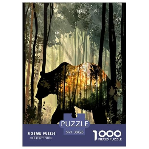 Braun Bär Puzzles 1000 Teile Schwer Puzzle Spielzeug Pädagogisches Spiel Impossible Herausforderungsspielzeug Für Erwachsene Und Kinder in Bewährter 38x26cm/1000pcs Braun Bär Puzzles 1000 Teile Schwer Puzzle Spielzeug Pädagogisches Spiel Impossible Herausforderungsspielzeug Für Erwachsene Und Kinder in Bewährter 38x26cm/1000pcs von RJAVAGFZL