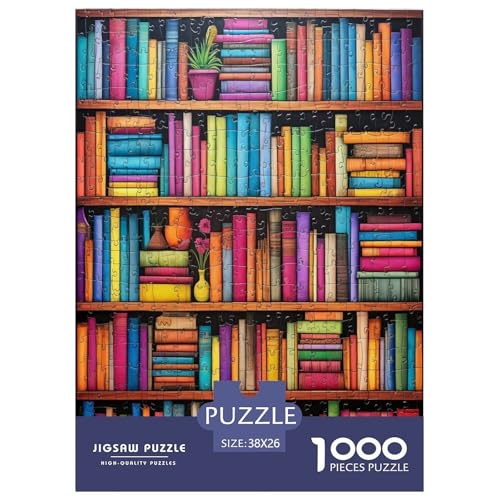 Bücherregal Puzzle 1000-teilige Schwer Puzzle Spielzeug Lernspiel Impossible Herausforderungsspielzeug Für Erwachsene Kinder 38x26cm/1000pcs Bücherregal Puzzle 1000-teilige Schwer Puzzle Spielzeug Lernspiel Impossible Herausforderungsspielzeug Für Erwachsene Kinder 38x26cm/1000pcs von RJAVAGFZL
