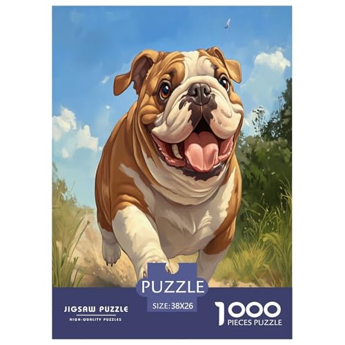 Bulldog Puzzle 1000 Teile Schwer Puzzle Spielzeug Lernspiel Impossible Herausforderungsspielzeug Für Erwachsene Und Kinder Ab 12 Jahren 38x26cm/1000pcs Bulldog Puzzle 1000 Teile Schwer Puzzle Spielzeug Lernspiel Impossible Herausforderungsspielzeug Für Erwachsene Und Kinder Ab 12 Jahren 38x26cm/1000pcs von RJAVAGFZL