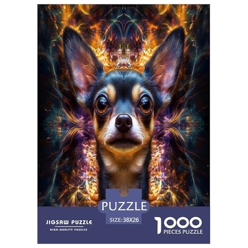 Chihuahua Puzzle 1000-teilige Schwer Puzzle Spielzeug Lernspiel Impossible Herausforderung Spielzeug Für Erwachsene Und Kinder in Bewährter 38x26cm/1000pcs Chihuahua Puzzle 1000-teilige Schwer Puzzle Spielzeug Lernspiel Impossible Herausforderung Spielzeug Für Erwachsene Und Kinder in Bewährter 38x26cm/1000pcs von RJAVAGFZL