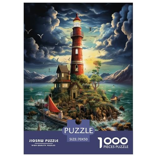 Coastal Leuchtturms Puzzle 1000-teilige Schwer Puzzle Spielzeug Lernspiel Impossible Herausforderungsspielzeug Für Erwachsene Und Kinder Ab 12 Jahren 70x50cm/1000pcs Coastal Leuchtturms Puzzle 1000-teilige Schwer Puzzle Spielzeug Lernspiel Impossible Herausforderungsspielzeug Für Erwachsene Und Kinder Ab 12 Jahren 70x50cm/1000pcs von RJAVAGFZL