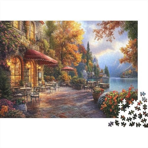 Comer See 1000 Teile,Impossible Puzzle,Geschicklichkeitsspiel Für Die Ganze Familie, Erwachsenen Puzzlespiel Puzzel 1000pcs (75x50cm) von RJAVAGFZL