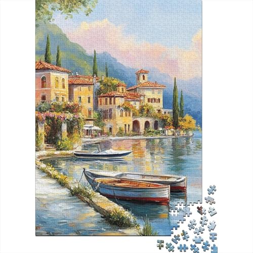 Comer See Puzzle 1000-teilige Schwer Puzzle Spielzeug Lernspiel Impossible Herausforderung Spielzeug Für Erwachsene Und Kinder in Bewährter 1000pcs (75x50cm) von RJAVAGFZL