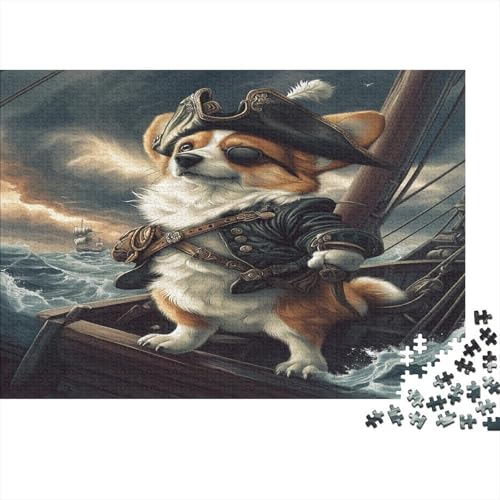 Corgi 1000 Teile, Impossible Puzzle,Geschicklichkeitsspiel Für Die Ganze Familie, Erwachsenenpuzzle Ab 14 Jahren Puzzel 1000pcs (75x50cm) von RJAVAGFZL