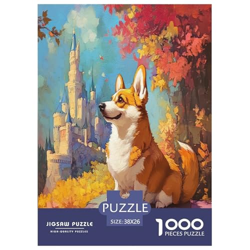 Corgi Puzzle 1000-teilige Schwer Puzzle Spielzeug Lernspiel Impossible Herausforderung Spielzeug Für Erwachsene Und Kinder in Bewährter 38x26cm/1000pcs Corgi Puzzle 1000-teilige Schwer Puzzle Spielzeug Lernspiel Impossible Herausforderung Spielzeug Für Erwachsene Und Kinder in Bewährter 38x26cm/1000pcs von RJAVAGFZL