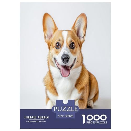 Corgi Puzzle 1000-teilige Schwer Puzzle Spielzeug Lernspiel Impossible Herausforderungsspielzeug Für Erwachsene Und Kinder Ab 12 Jahren 38x26cm/1000pcs Corgi Puzzle 1000-teilige Schwer Puzzle Spielzeug Lernspiel Impossible Herausforderungsspielzeug Für Erwachsene Und Kinder Ab 12 Jahren 38x26cm/1000pcs von RJAVAGFZL