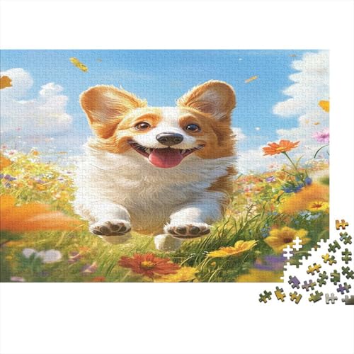 Corgi Puzzlespiel 1000 Teile Puzzle Für Erwachsene Und Kinder Ab 14 Jahren, Puzzle-Motiv Erwachsenen Puzzlespiel Puzzel 1000pcs (75x50cm) von RJAVAGFZL