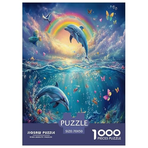 Delphin Puzzles 1000 Teile Schwer Puzzle Spielzeug Lernspiel Impossible Herausforderung Spielzeug Für Erwachsene Und Kinder Ab 12 Jahren 70x50cm/1000pcs Delphin Puzzles 1000 Teile Schwer Puzzle Spielzeug Lernspiel Impossible Herausforderung Spielzeug Für Erwachsene Und Kinder Ab 12 Jahren 70x50cm/1000pcs von RJAVAGFZL