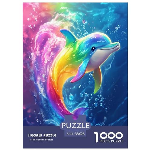 Delphin Puzzles 1000-teilige Schwer Puzzle Spielzeug Lernspiel Impossible Herausforderungsspielzeug Für Erwachsene Kinder 38x26cm/1000pcs Delphin Puzzles 1000-teilige Schwer Puzzle Spielzeug Lernspiel Impossible Herausforderungsspielzeug Für Erwachsene Kinder 38x26cm/1000pcs von RJAVAGFZL