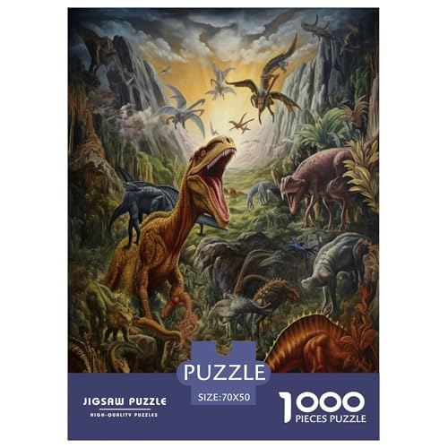Dinosaurier Puzzle 1000 Teile Schwer Puzzle Spielzeug Lernspiel Impossible Herausforderung Spielzeug Für Erwachsene Und Kinder in Bewährter 70x50cm/1000pcs Dinosaurier Puzzle 1000 Teile Schwer Puzzle Spielzeug Lernspiel Impossible Herausforderung Spielzeug Für Erwachsene Und Kinder in Bewährter 70x50cm/1000pcs von RJAVAGFZL